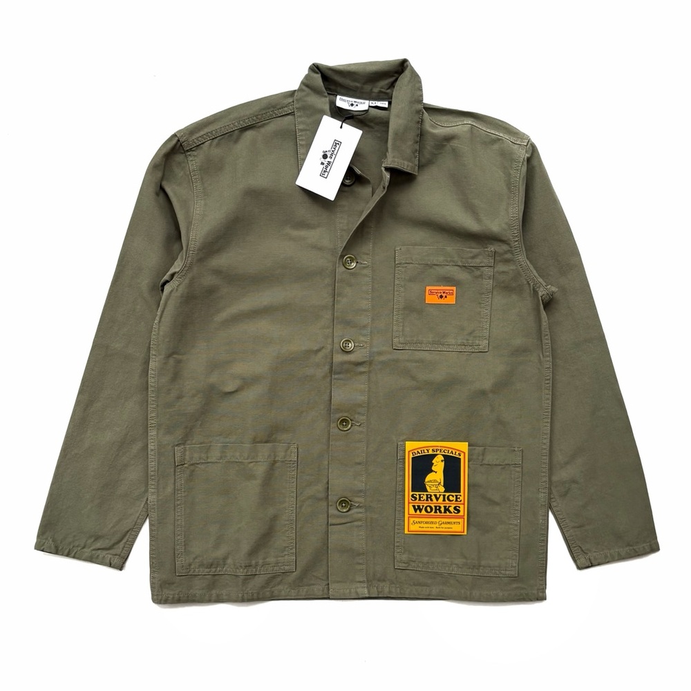 Service Works Classic Chore Shirt - Olive Green
